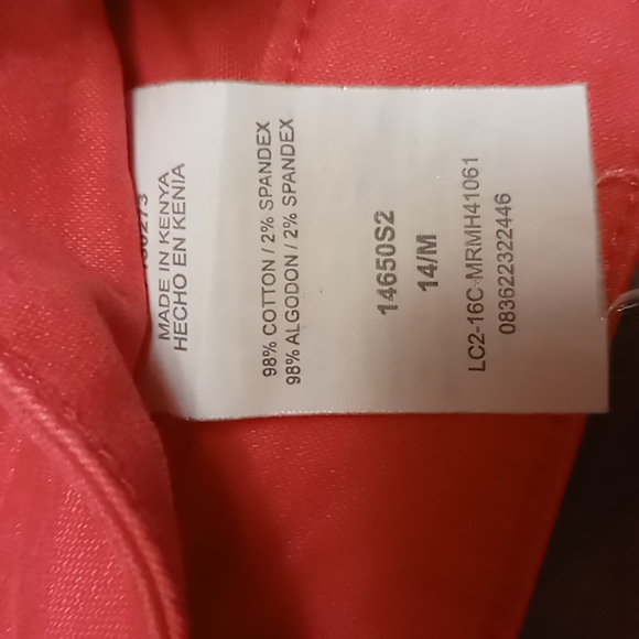 Riders by Lee Bright Pink Shorts Size 14M - Picture 6 of 7